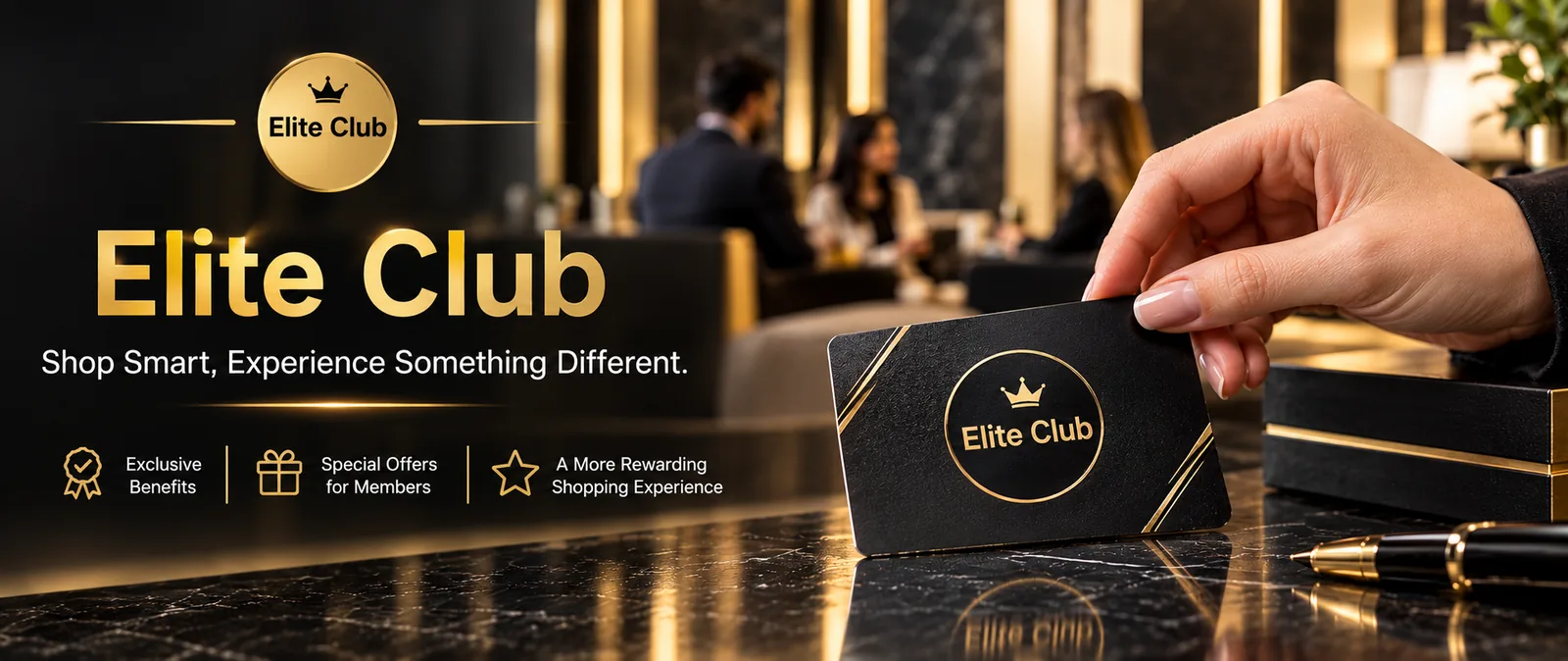 Elite Club banner: exclusive benefits and special offers for members | Saeed Hashemkhani